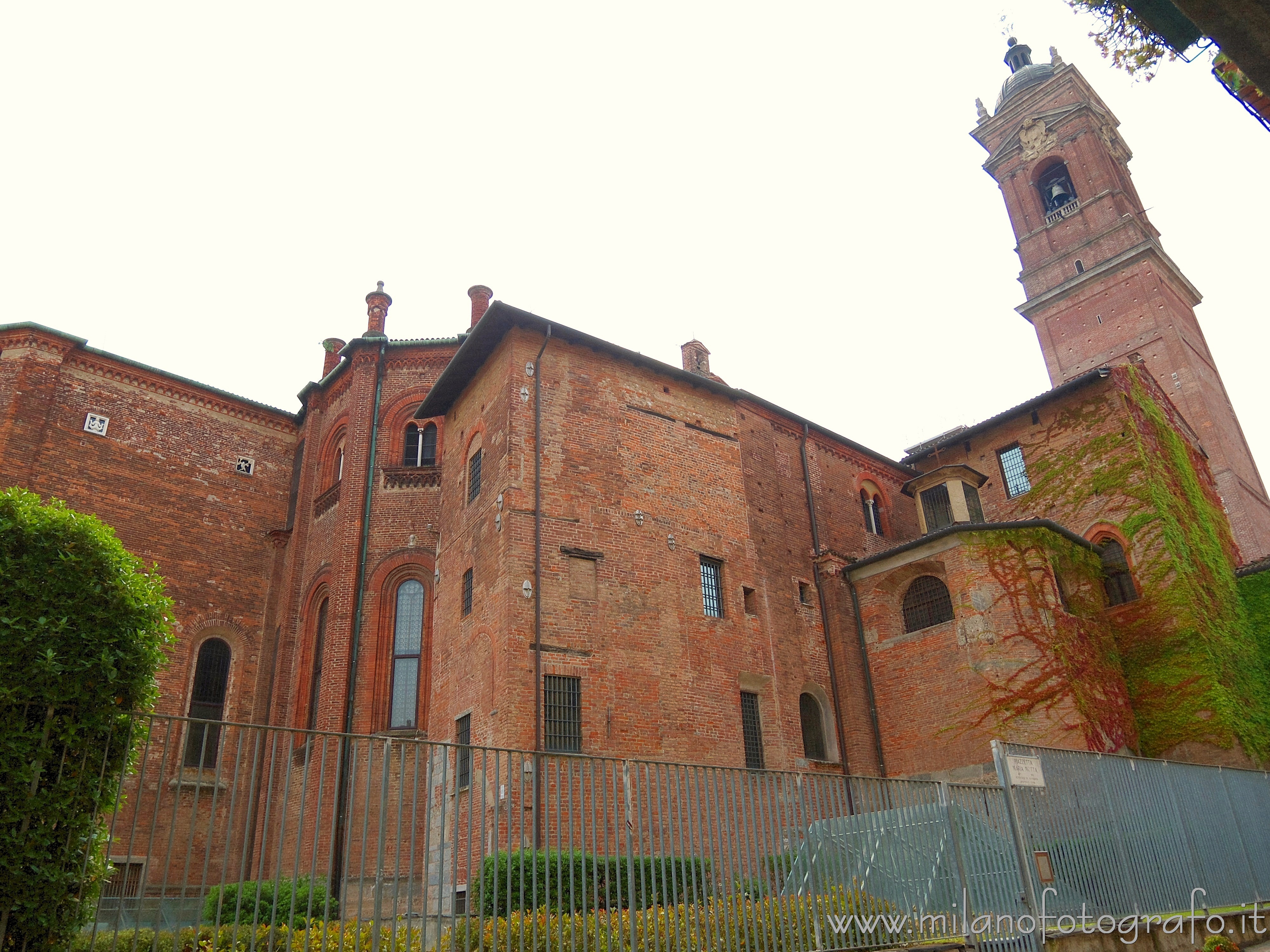 Monza (Monza e Brianza, Italy) - Back and bell tower of the Cathedral of Monza